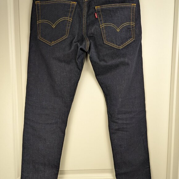 Levi Strauss & Co 512 Black Denim Jeans - Men's Size 31x30 - Pre-owned - Picture 4 of 6